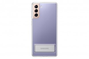 Samsung Прозрачный стоящий чехол G996B Galaxy S21 Plus прозрачный EF-JG996CTEGWW цена и информация | Чехлы для телефонов | kaup24.ee