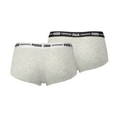 Naiste aluspüksid Puma Iconic Mini Short Hang 2 tk, hallid цена и информация | Трусики | kaup24.ee