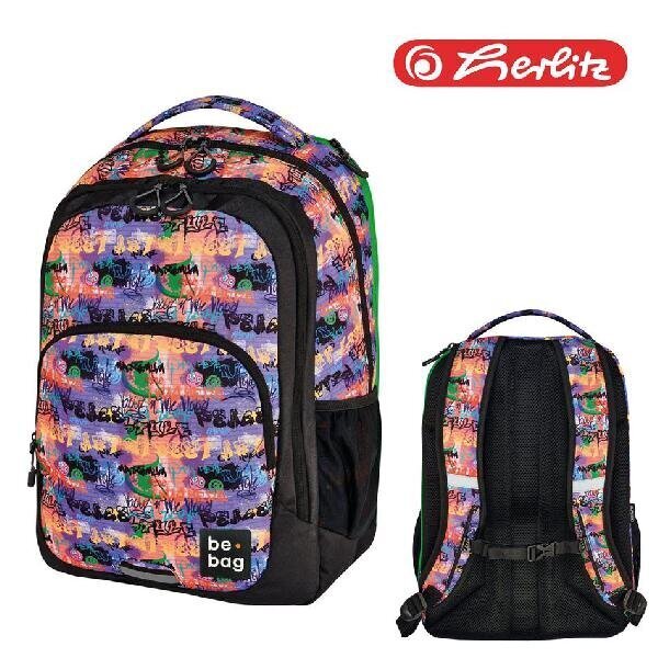 Herlitz koolikott-seljakott be.bag be.ready, 30 l / Street art 1 hind ja info | Koolikotid, sussikotid | kaup24.ee