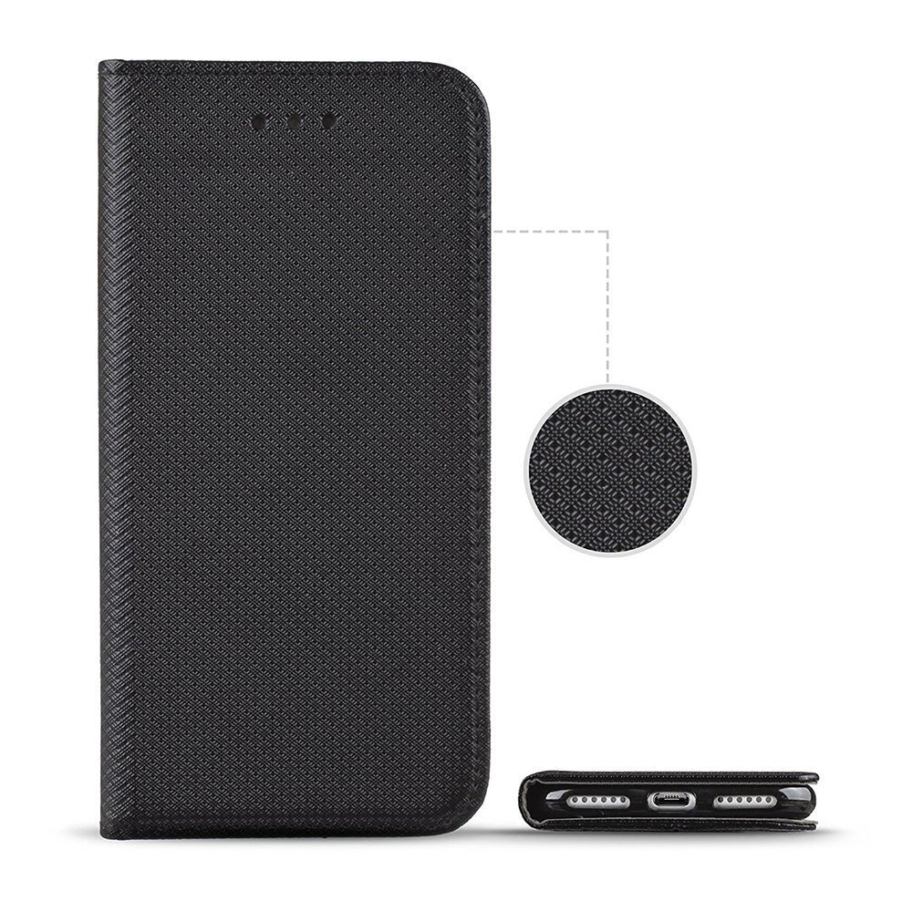 Hallo Smart Magnet Book Case Raamatulaadne telefoni ümbris Xiaomi Mi 10T Lite Must hind ja info | Telefoni kaaned, ümbrised | kaup24.ee