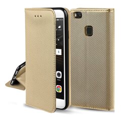 Hallo Smart Magnet Book Case telefoniümbris Samsung Galaxy S21 kuldne цена и информация | Чехлы для телефонов | kaup24.ee