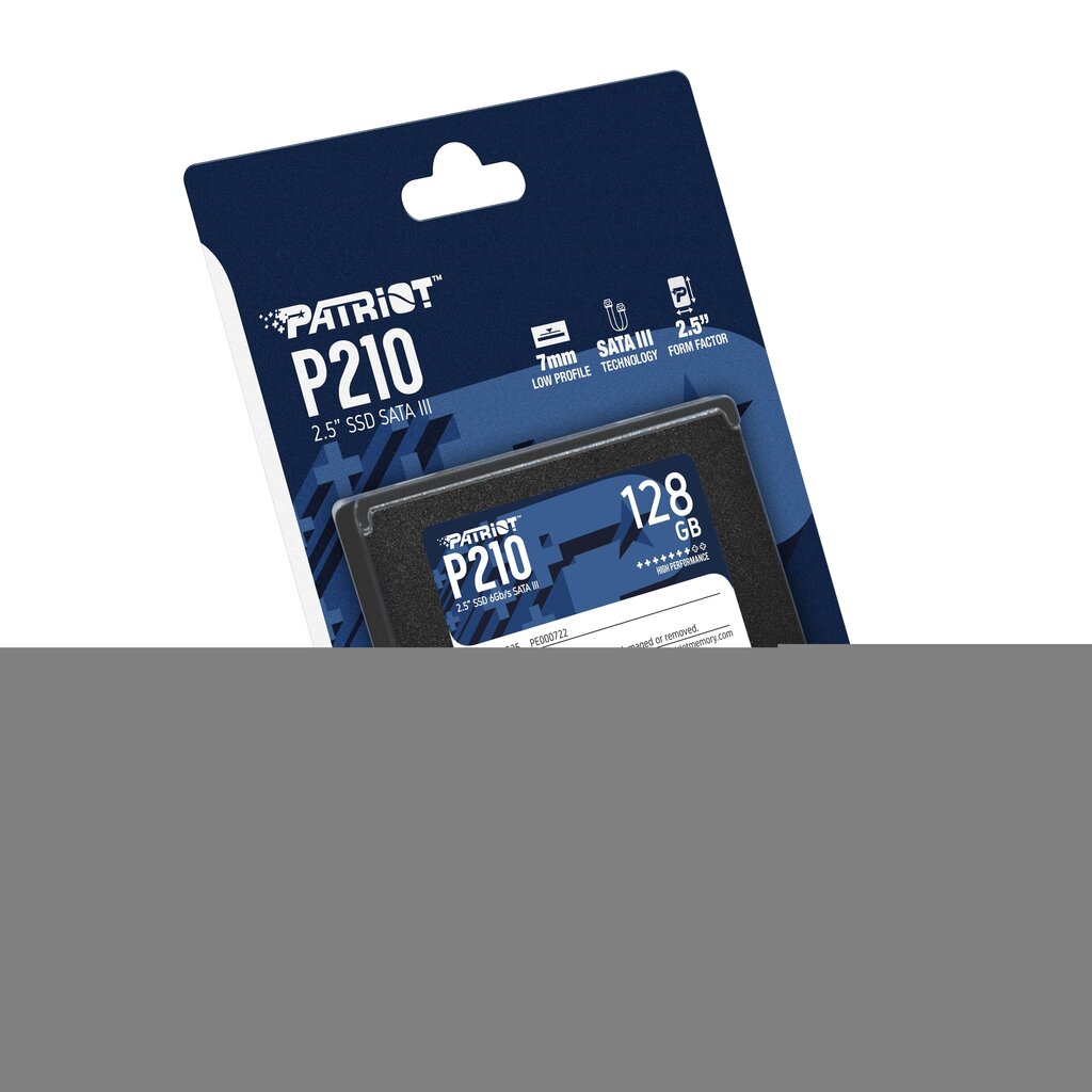 Patriot P210S128G25 hind ja info | Sisemised kõvakettad (HDD, SSD, Hybrid) | kaup24.ee