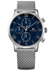 Tommy Hilfiger мужские часы Kane 1791398, цвет серебра цена и информация | Мужские часы | kaup24.ee