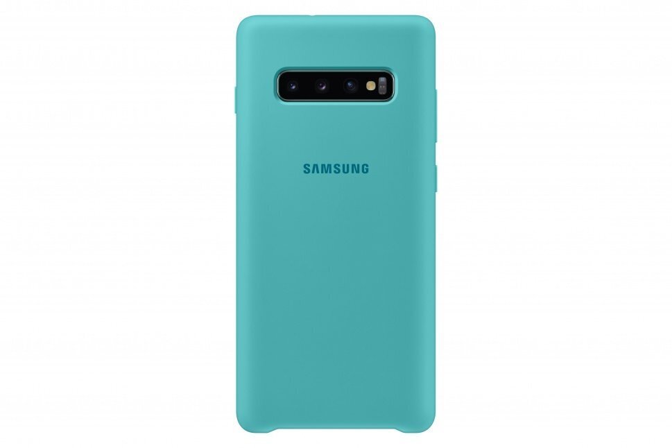 EF-PG975TGE Samsung Silicone Cover Green for G975 Galaxy S10 Plus цена и информация | Telefoni kaaned, ümbrised | kaup24.ee