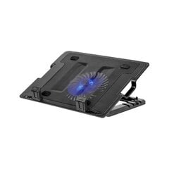 Rebel Notebook Cooler (14-17'') Pad Stand / Silent fan / LED / USB цена и информация | Охлаждающие подставки и другие принадлежности | kaup24.ee