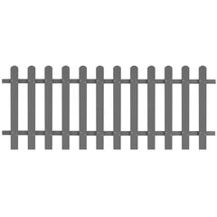 Забор сборный, WPC, 200x80см, серый цена и информация | Заборы и принадлежности к ним | kaup24.ee
