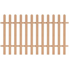Сборный забор, WPC, 200x120см, коричневый цена и информация | Заборы и принадлежности к ним | kaup24.ee