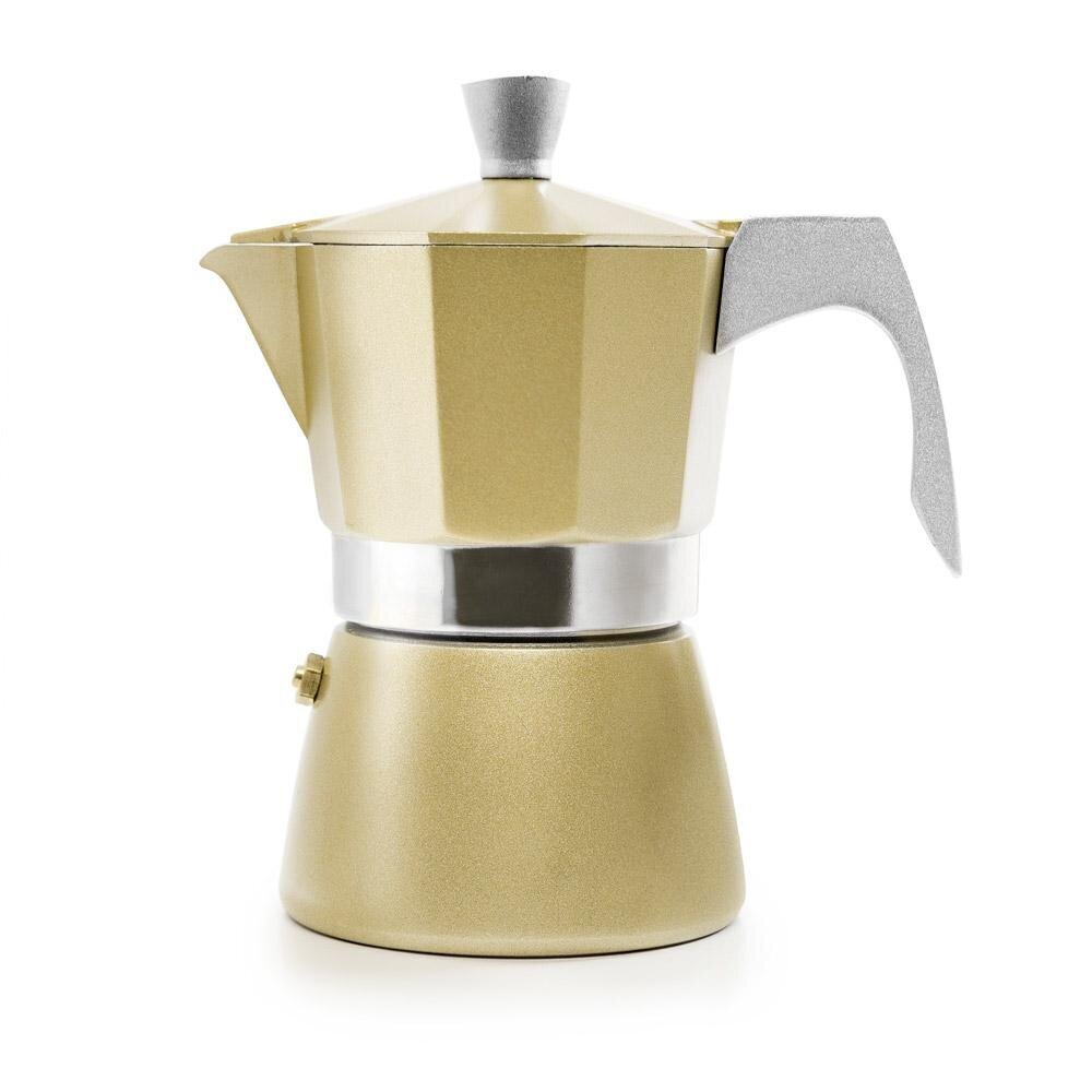 Espressokann Evva kuldne, 3-le tassile hind ja info | Kohvikannud, teekannud | kaup24.ee