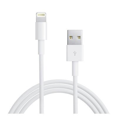 Hallo Lightning USB kaabel 1m Valge hind ja info | Kaablid ja juhtmed | kaup24.ee