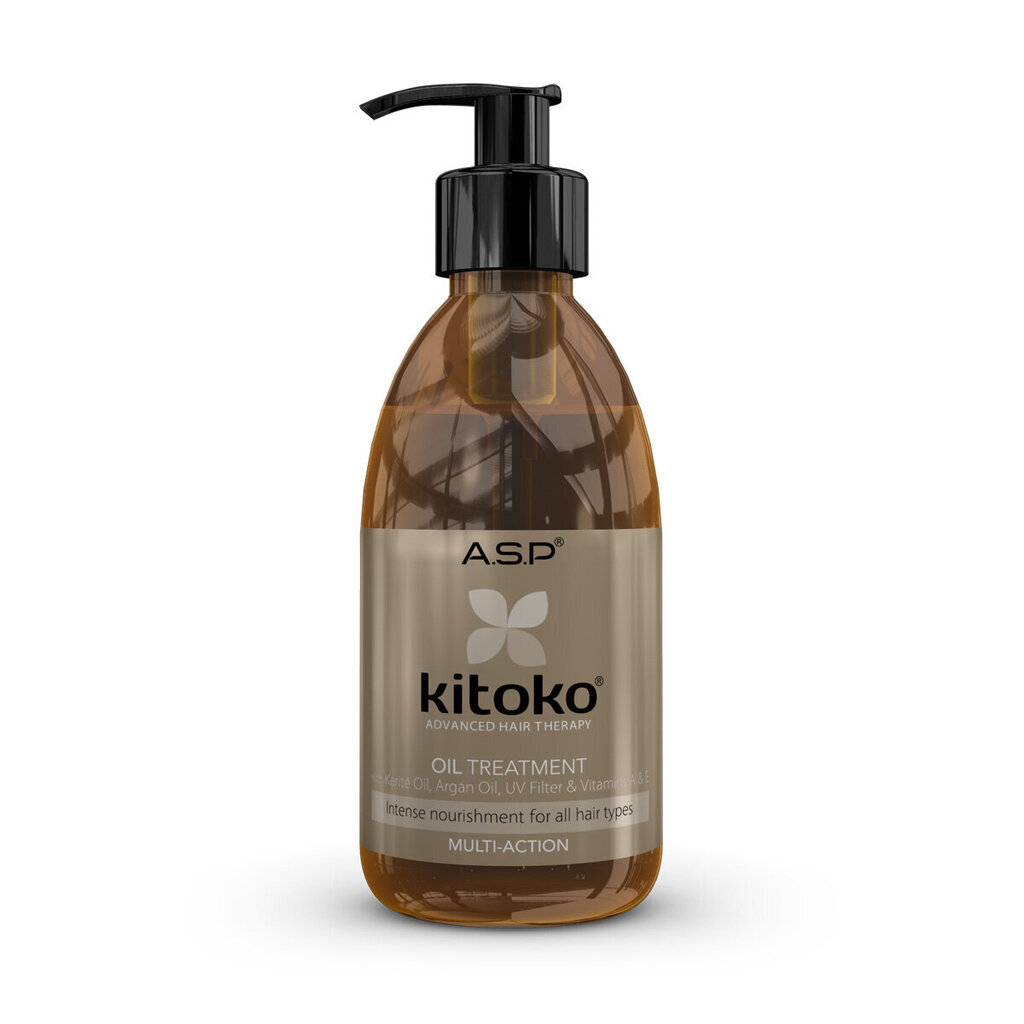 Juukseõli pumbaga KITOKO Oil Treatment 290 ml цена и информация | Maskid, õlid, seerumid | kaup24.ee