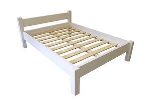 Кровать 001 90х200 белая цена и информация | Кровати | kaup24.ee