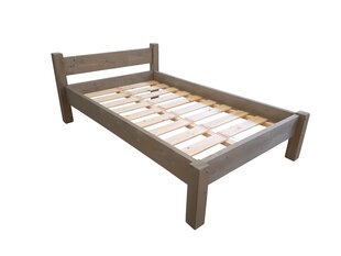Кровать 001 80x200 серая цена и информация | Кровати | kaup24.ee