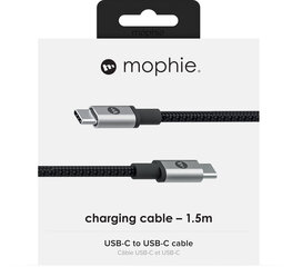 Cable Mophie Кабель для зарядки/синхронизации USB-C USB-C (3.1) 1,5 м цена и информация | Кабели для телефонов | kaup24.ee