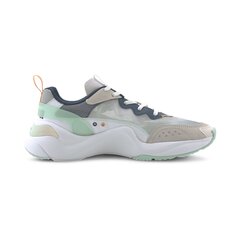 Vabaajajalatsid naistele Puma Rise Wn's White-Mist Green-Can 37177701, valge цена и информация | Спортивная обувь, кроссовки для женщин | kaup24.ee