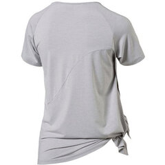 Naiste vabaaja T-särk Puma Evo Side Knot Tee 57253004, hall hind ja info | Naiste T-särgid, topid | kaup24.ee