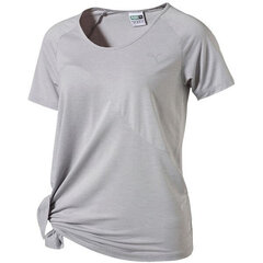 Naiste vabaaja T-särk Puma Evo Side Knot Tee 57253004, hall hind ja info | Naiste T-särgid, topid | kaup24.ee