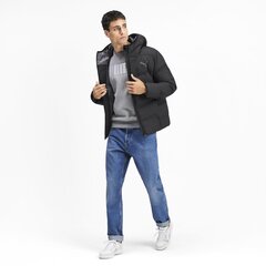 Meeste vabaaja jope Puma Essentials 400 Down Hooded Jacket 58002201, must цена и информация | Мужские куртки | kaup24.ee