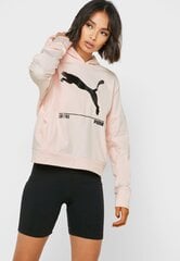 Naiste vabaajapluus Puma Nu-tility Hoody 58138217, roosa цена и информация | Женские толстовки | kaup24.ee