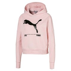 Naiste vabaajapluus Puma Nu-tility Hoody 58138217, roosa цена и информация | Женские толстовки | kaup24.ee