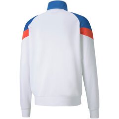 Meeste vabaaja dressipluus Puma Iconic MCS Track Jacket PT 59644302, valge цена и информация | Мужские толстовки | kaup24.ee