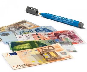 Valuuta kontrollimise pliiats SAFESCAN 30 hind ja info | Rahakontrollimise masinad | kaup24.ee