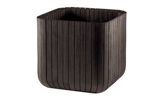Цветочный горшок Cube Planter M коричневый цена и информация | Вазоны | kaup24.ee