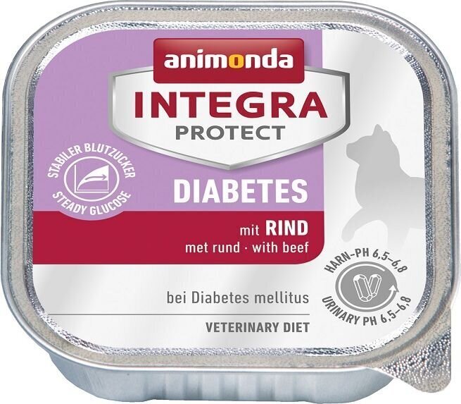 Animonda Integra protect diabets konservid veiselihaga, 100g hind ja info | Konservid kassidele | kaup24.ee