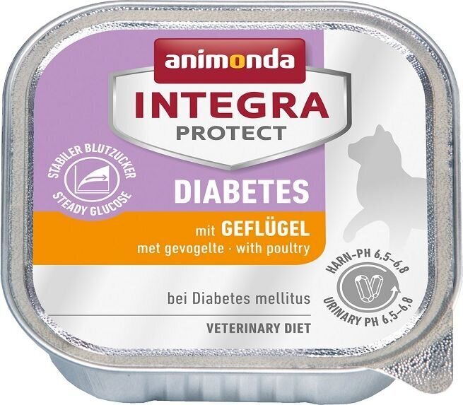 Animonda integra protect diabetes konservid linnulihaga 100g hind ja info | Konservid kassidele | kaup24.ee