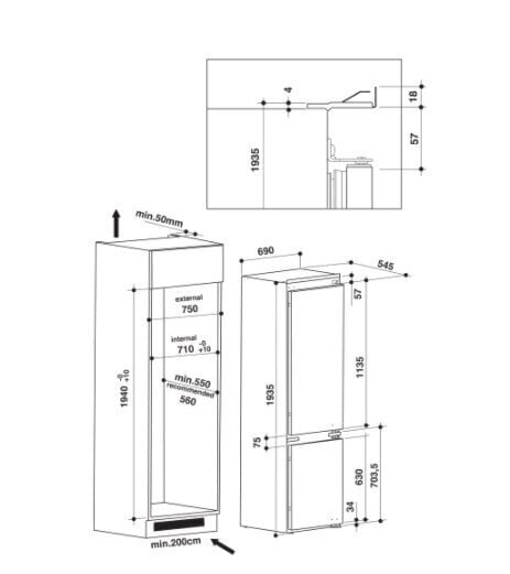 Whirlpool SP40802EU2 hind ja info | Külmkapid | kaup24.ee