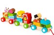 Puidust mängurong puidust klotsidega EcoToys, 20 tk hind ja info | Imikute mänguasjad | kaup24.ee
