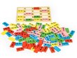 Puidust klotsid Ecotoys matemaatiliste ülesannete lahendamiseks цена и информация | Arendavad mänguasjad | kaup24.ee