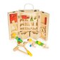 Puidust tööriistakomplekt kastis EcoToys XXL, 10 tk hind ja info | Poiste mänguasjad | kaup24.ee