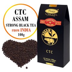 CTC ASSAM Black tea - Чистый, индийский крепкий черный крупнолистовой чай, Premiers, 100 г цена и информация | Чай | kaup24.ee