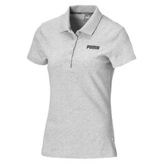 Naiste vabaaja T-särk Puma ESS Polo Light Gray Heather 85478503, hall цена и информация | Женские футболки | kaup24.ee