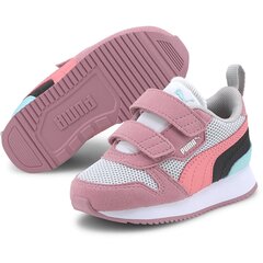 Laste vabaajajalatsid Puma R78 V Inf Gray Violet-Salmon R 37361806, roosad цена и информация | Детская спортивная обувь | kaup24.ee