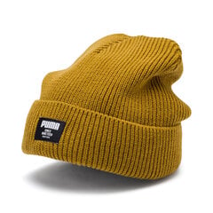 Meeste müts Puma Ribbed classic beanie 02170906, kollane hind ja info | Meeste sallid, mütsid ja kindad | kaup24.ee