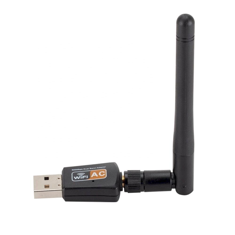 Fusion traadita WiFi-adapter (2.4GHz / 5GHz/ USB 2.0, Wireless, 600Mbps, IEEE 802.11b/g/n/a/ac) hind ja info | USB jagajad, adapterid | kaup24.ee