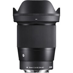 Sigma 16mm f/1.4 DC DN Contemporary объектив для Canon EF-M цена и информация | Линзы | kaup24.ee