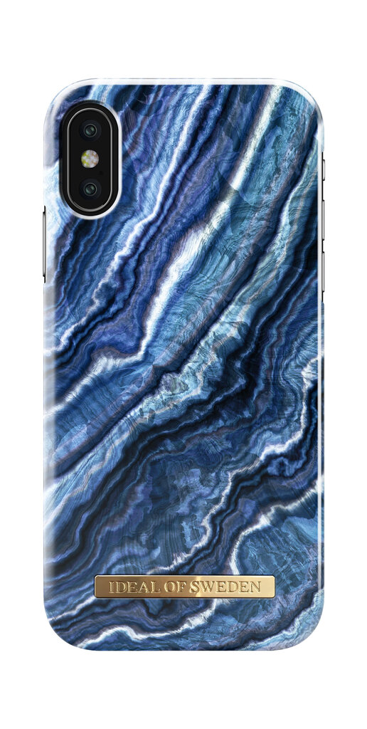 Telefoniümbris IDeal of Sweden iPhone X/XS, Indigo Swirl hind ja info | Telefoni kaaned, ümbrised | kaup24.ee