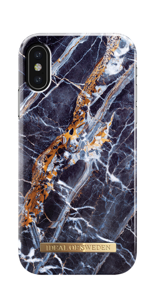 Telefoniümbris IDeal of Sweden iPhone X/Xs, Midnight Blue Marble hind ja info | Telefoni kaaned, ümbrised | kaup24.ee