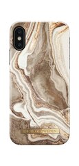 Telefoniümbris IDeal of Sweden iPhone X/XS, Golden Sand Marble hind ja info | Telefoni kaaned, ümbrised | kaup24.ee