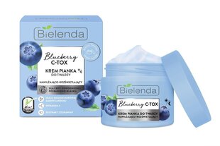 Увлажняющая дневная и ночная крем-пенка для лица Bielenda Blueberry C-TOX 40 г цена и информация | Кремы для лица | kaup24.ee