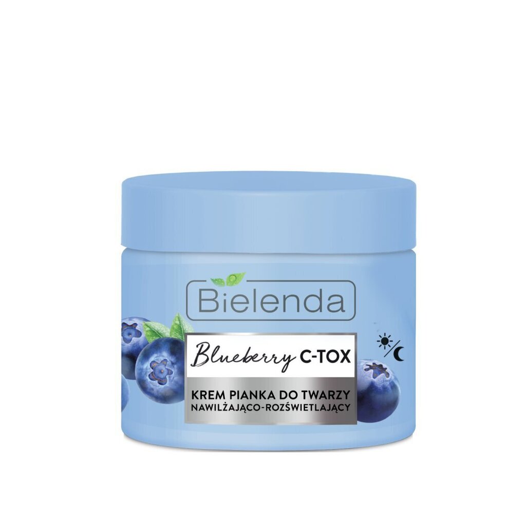 Niisutav päeva- ja öökreem-vaht Bielenda Blueberry C-TOX 40 g цена и информация | Näokreemid | kaup24.ee