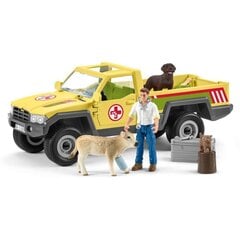 Farmi veterinaararsti auto Farm World Schleich hind ja info | Tüdrukute mänguasjad | kaup24.ee