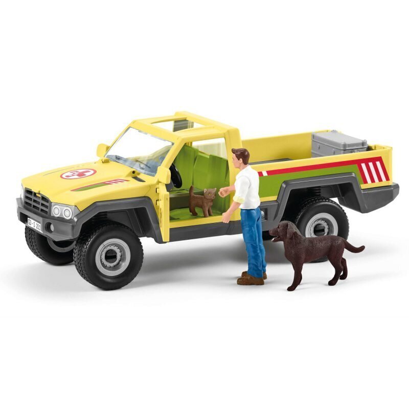 Farmi veterinaararsti auto Farm World Schleich hind ja info | Tüdrukute mänguasjad | kaup24.ee