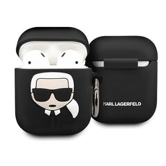 Силиконовый чехол Karl Lagerfeld Silicone Cover предназначен для Airpods цена и информация | Наушники | kaup24.ee