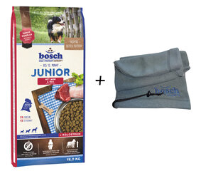 KINGITUS+ bosch Petfood Junior Lamb & Rice 15 kg hind ja info | Kuivtoit koertele | kaup24.ee