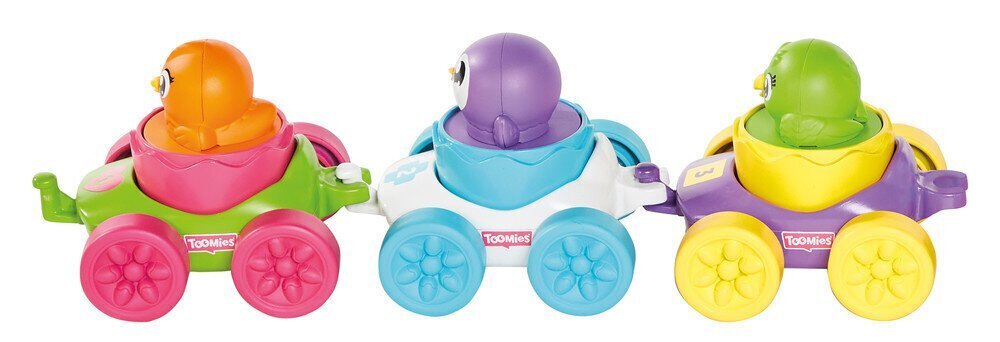 Masin Munade-lindude võistlus Tomy Egg Racers, E73088 hind ja info | Imikute mänguasjad | kaup24.ee