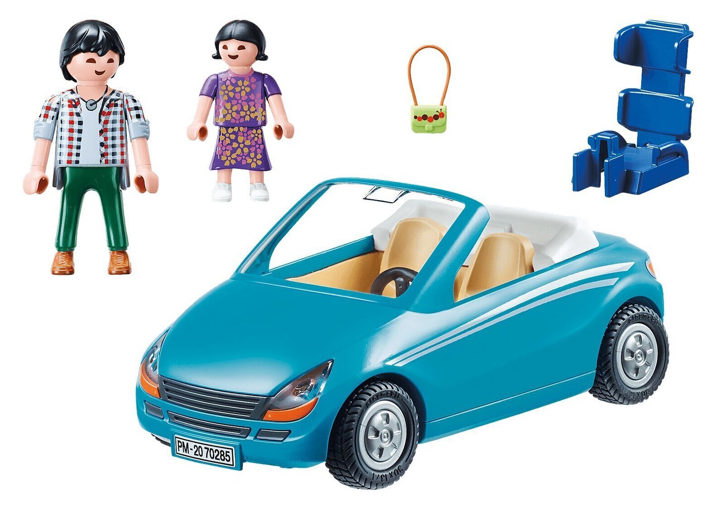 70285 PLAYMOBIL® City Life Pere autoga цена и информация | Klotsid ja konstruktorid | kaup24.ee