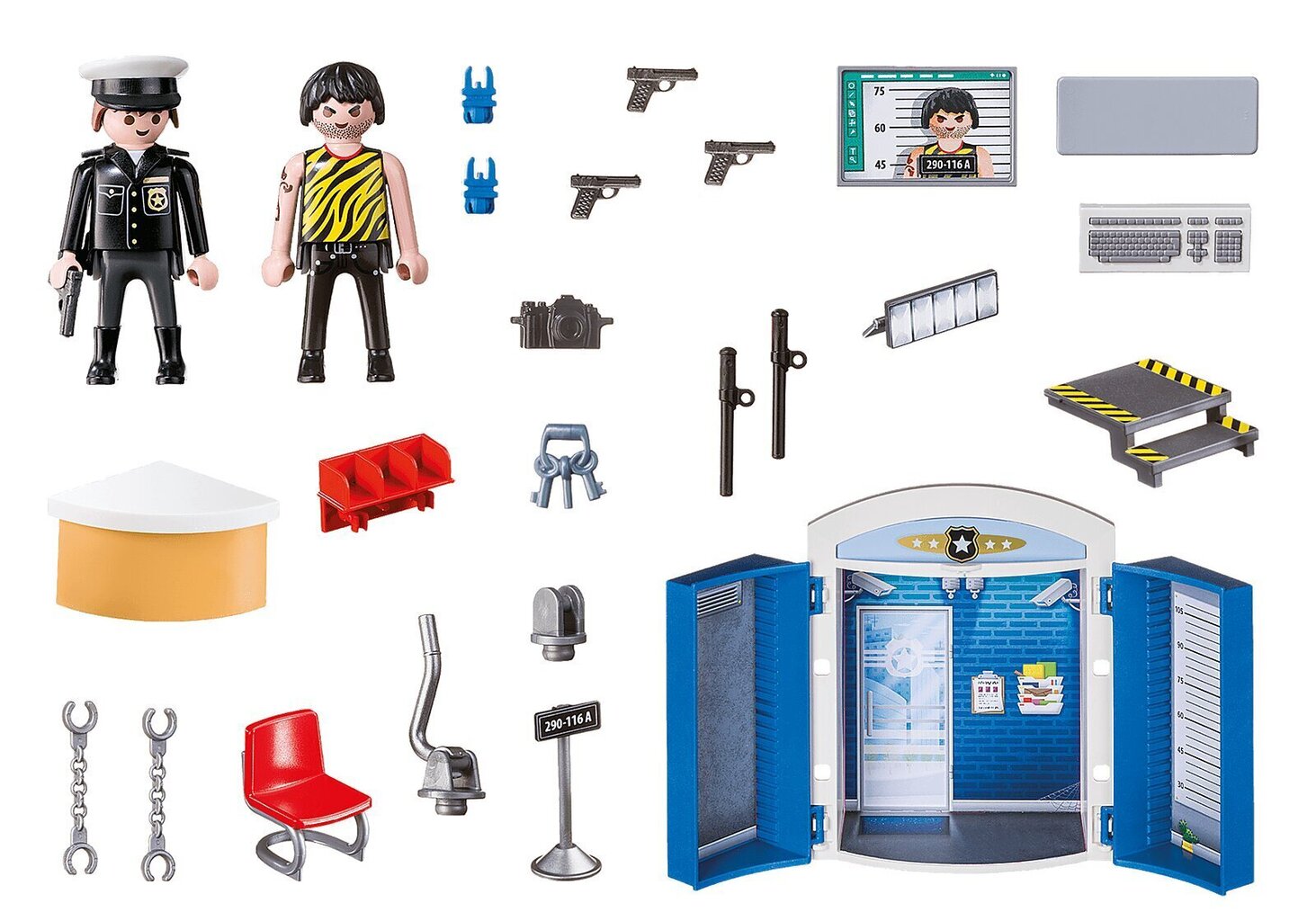 70306 PLAYMOBIL® City Action Politseijaoskond цена и информация | Klotsid ja konstruktorid | kaup24.ee